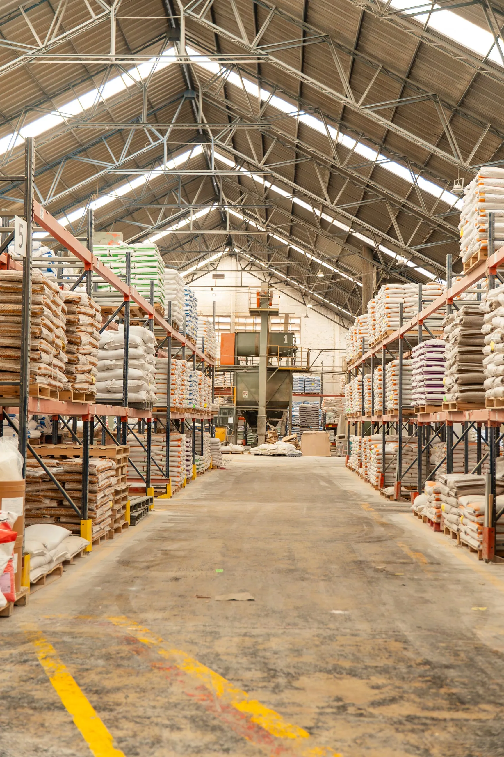 Warehouse at the Folapsa plant in La Piedad, Michoacán